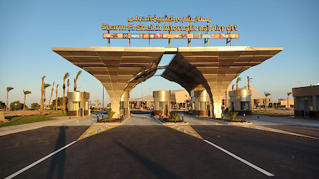 parking lane entry at Sharm El Sheikh, Egypt