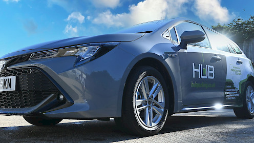 service fleet for parking assistance by HUB UK