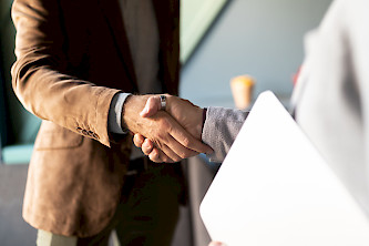 hand shake for a deal made