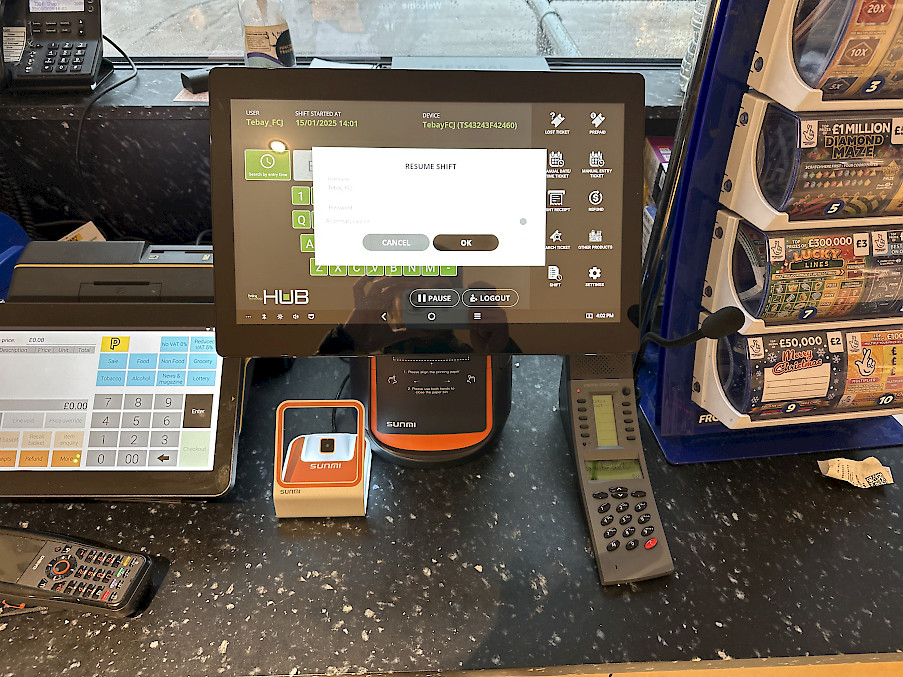 HUB FCJ Fee Computer Station