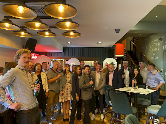 the HUBtastic party in the UK