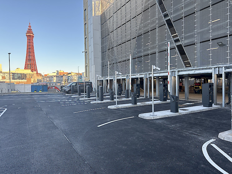 Blackpool Central Parking Entrance