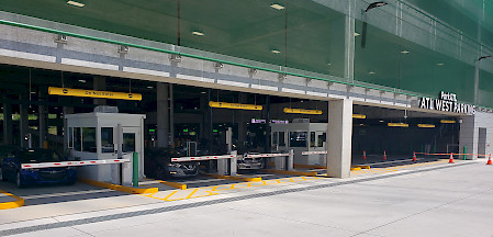 entrance of the brand new West deck at ATL airport