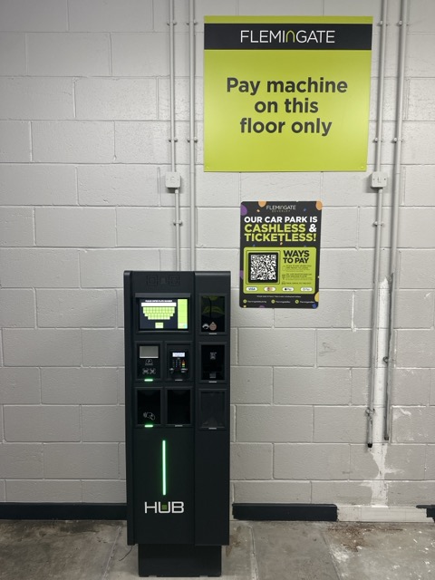 HUB automated pay station cashless