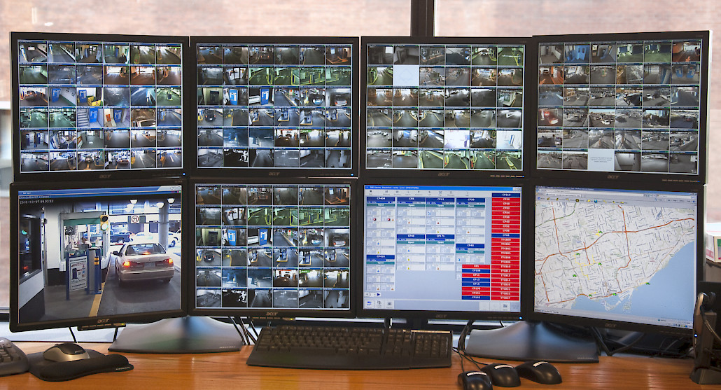 Toronto Control Room of JMS - HUB parking management system