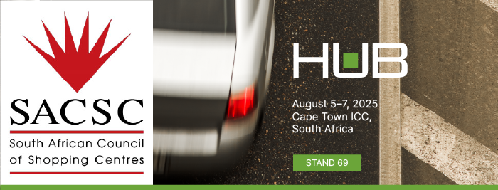 HUB Parking Technology at SACSC 2025, South African Council of Shopping Centres, stand 69